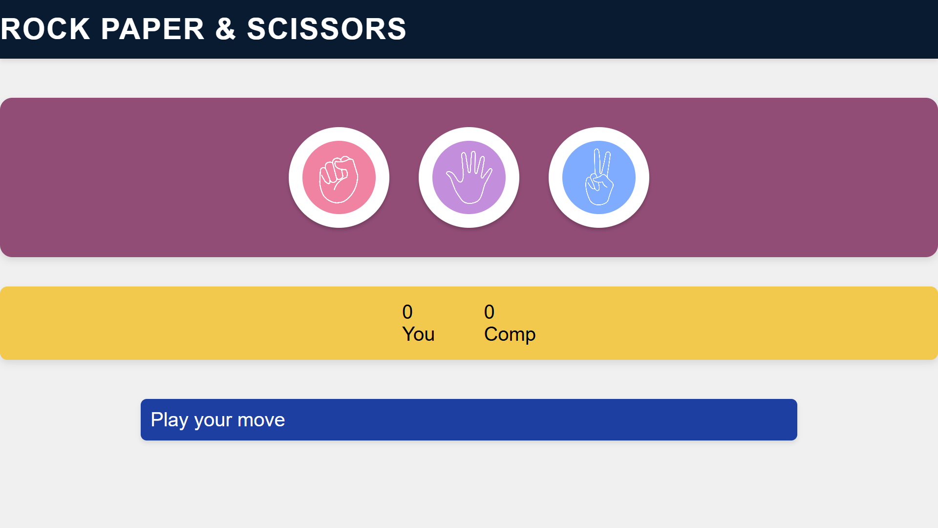 Rock-paper-scissors